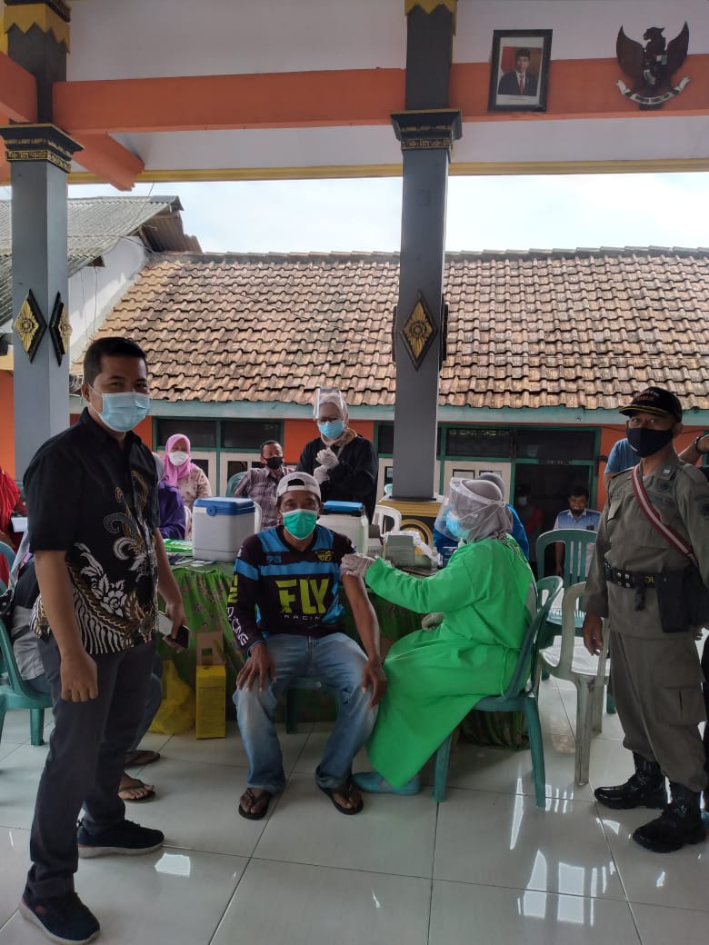 BLUSUKAN VAKSINASI DIDESA NGROWO KECAMATAN BANGSAL