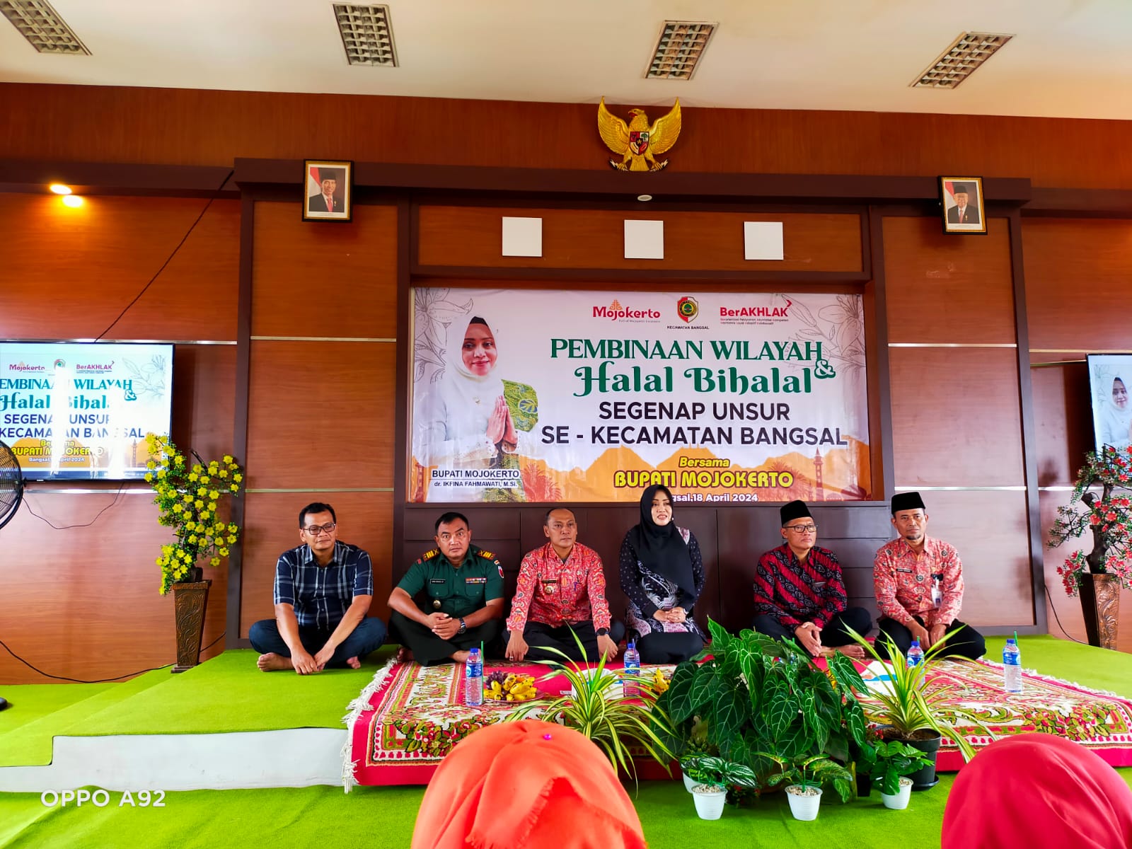 Halal Bihalal Segenap Unsur Se- Kecamatan Bangsal Bersama Bupati Mojokerto