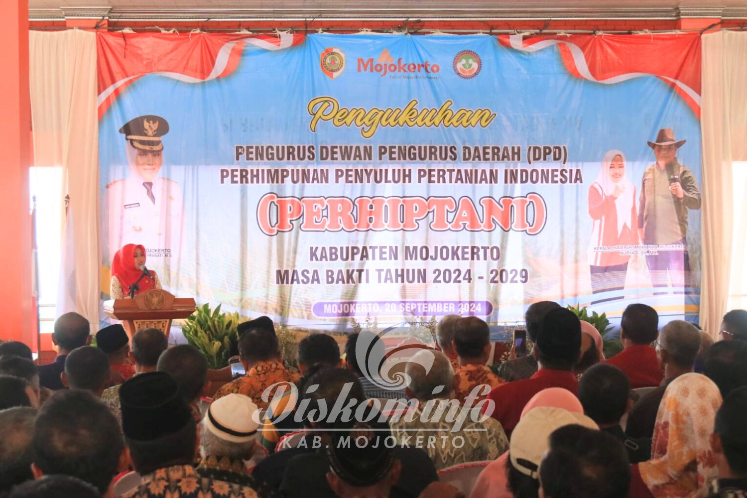 Hadiri Pengukuhan DPD Perhiptani, Bupati Pinta Garap Serius Sektor Pertanian