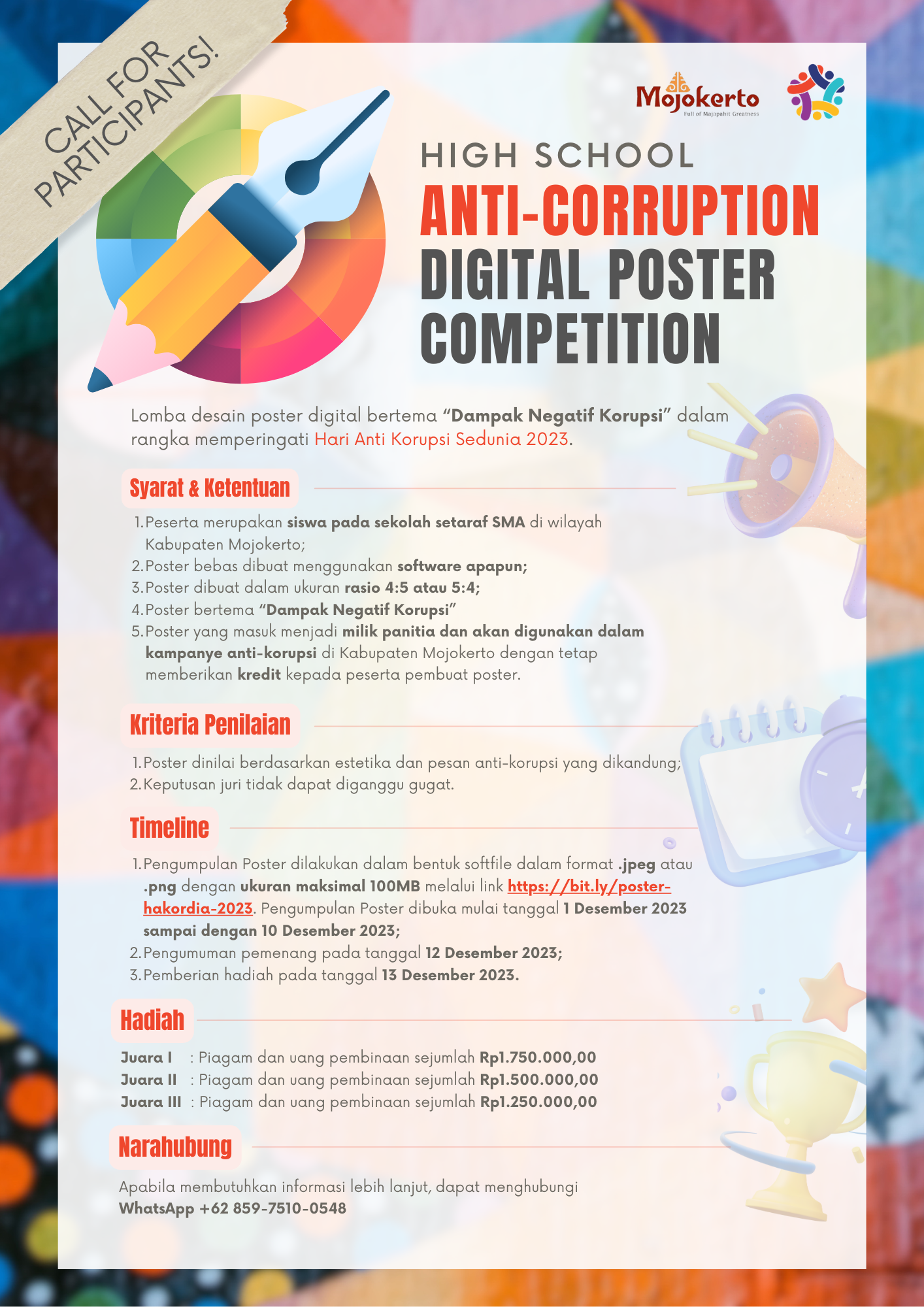 Lomba Poster Digital dalam Rangka Hakordia 2023