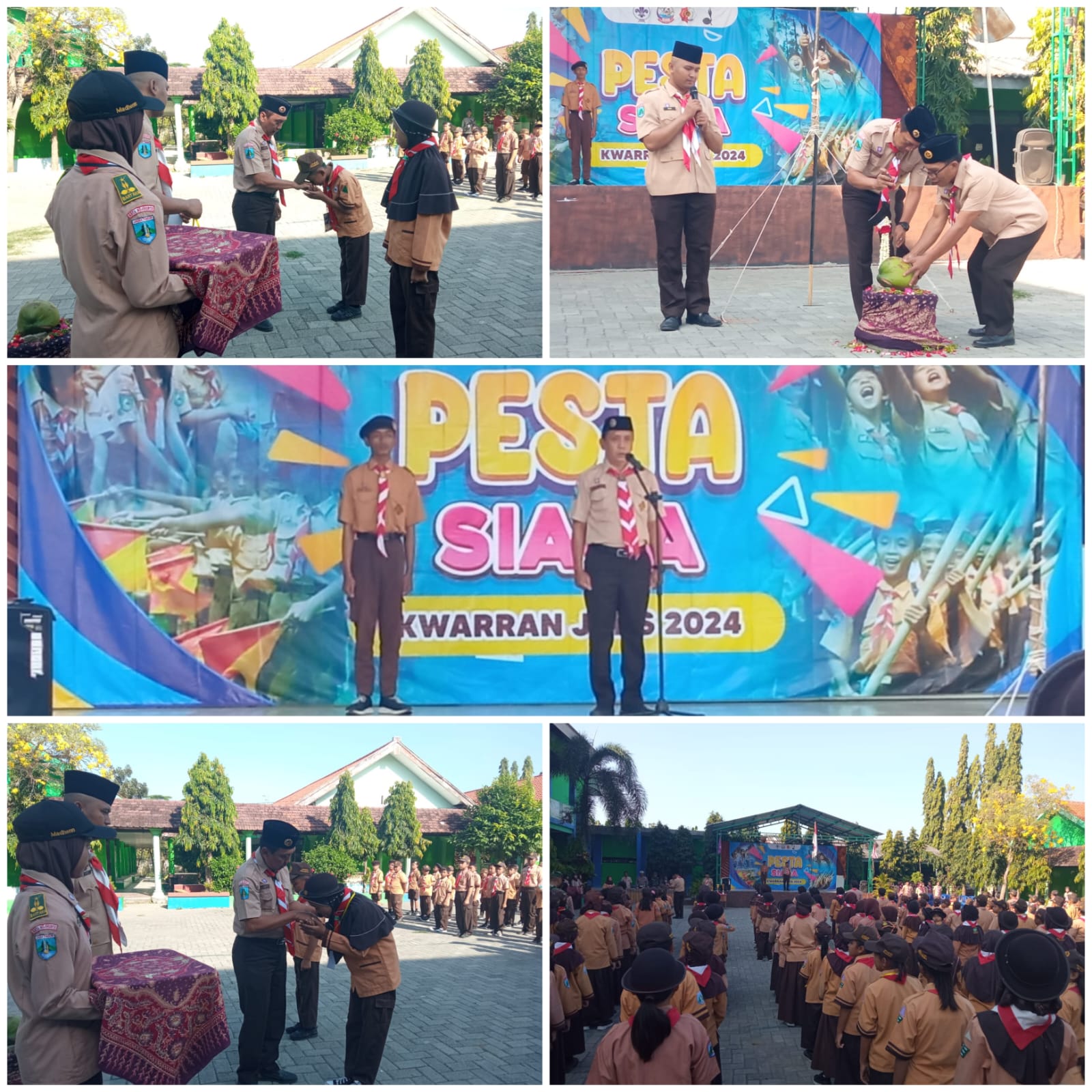 PESTA SIAGA KWARRAN JETIS 2024 SMPN I JETIS KECAMATAN JETIS