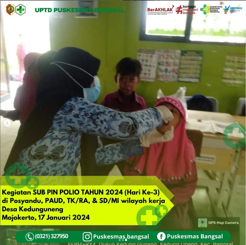 PUSKESMAS BANGSAL   Giat Sub Pin Polio 2024 Hari Ke 3 20240118 115321 