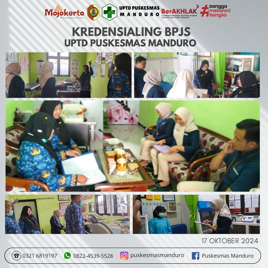 Kredensialing BPJS UPTD Puskesmas Manduro