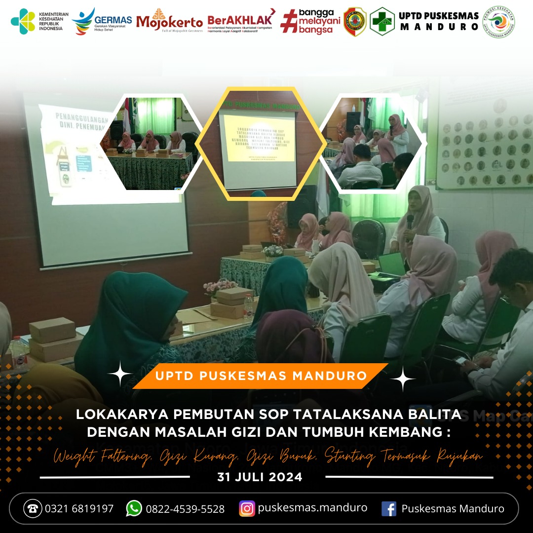 Lokakarya Pembuatan SOP Tatalaksana Balita dengan Masalah Gizi dan Tumbuh Kembang