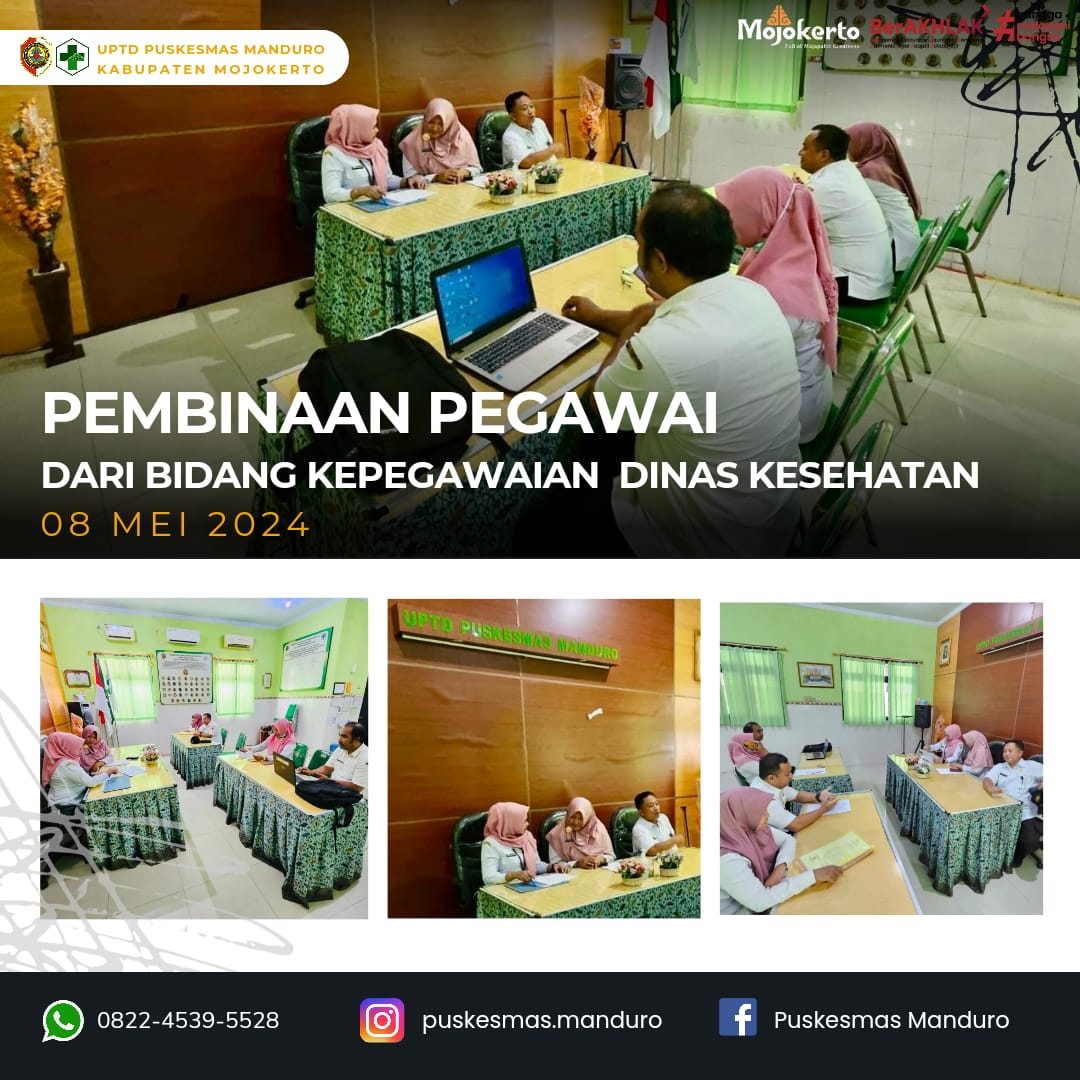 PEMBINAAN PEGAWAI DARI BIDANG KEPEGAWAIAN DINAS KESEHATAN