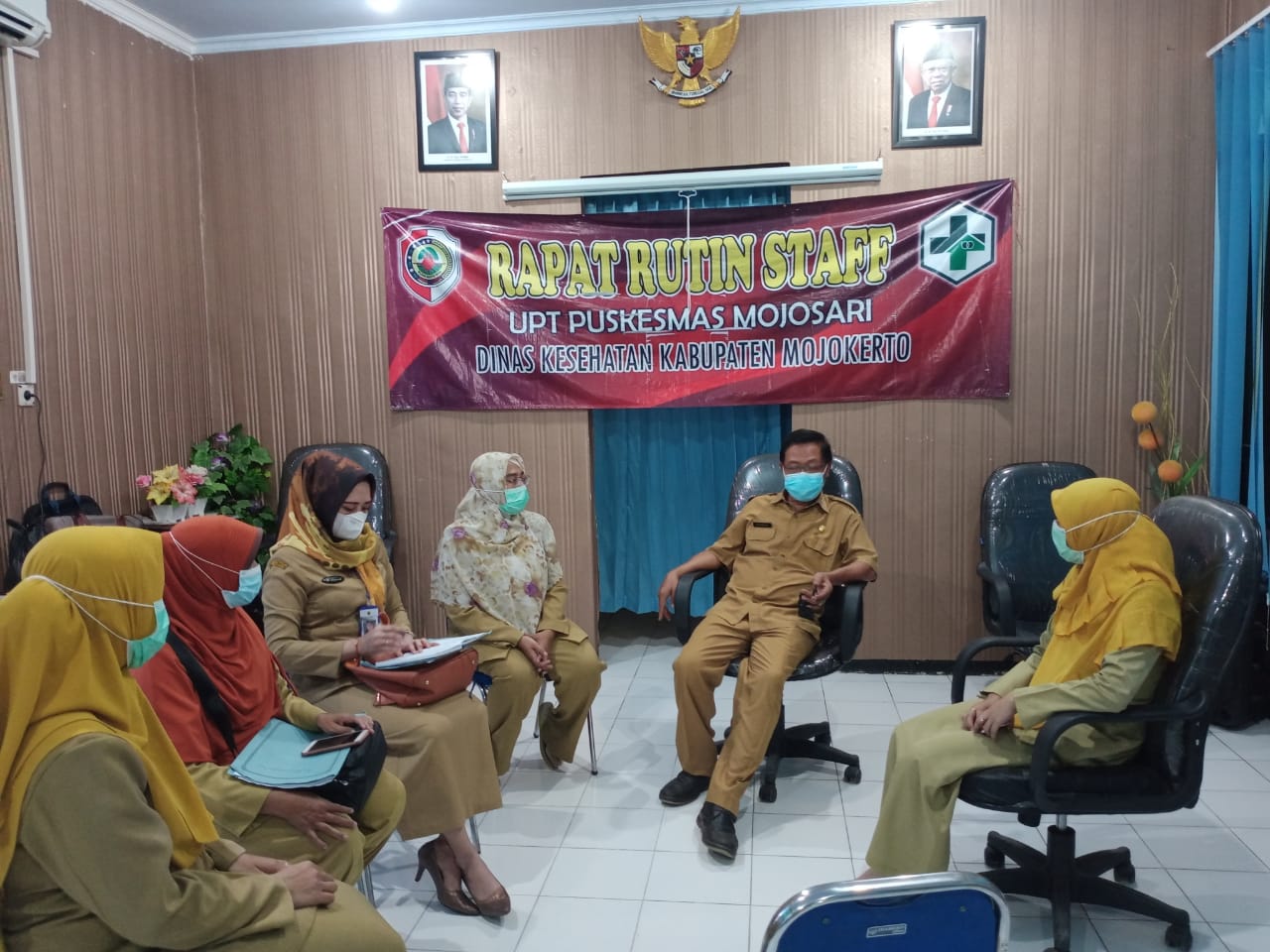 Kunjungan Tim Yankes Dinas Kesehatan Kab. Mojokerto