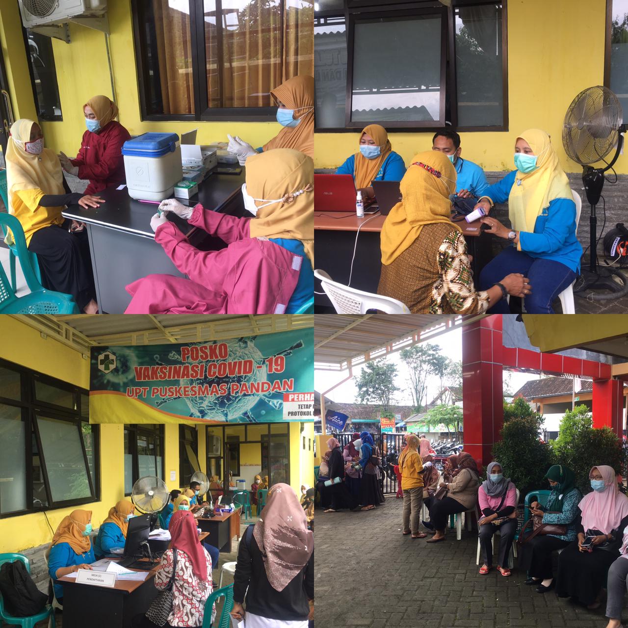 Kegiatan Vaksinasi Tahap 1 Pelayanan Publik Tingkat Guru TK dan PAUD di Wilayah Kerja UPT Puskesmas Pandan