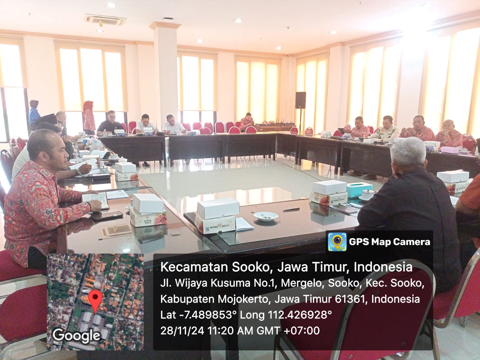 Rapat Kerja Badan Anggaran DPRD Kabupaten Mojokerto bersama Satgas Pengawasan Pemungutan Retribusi Daerah, Tanggal 28 November 2024