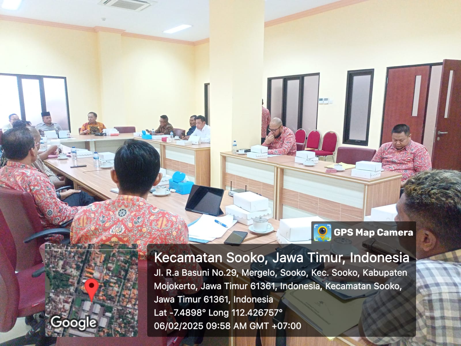 Rapat Kerja Komisi I DPRD Kabupaten Mojokerto, Tanggal 6 Pebruari 2025