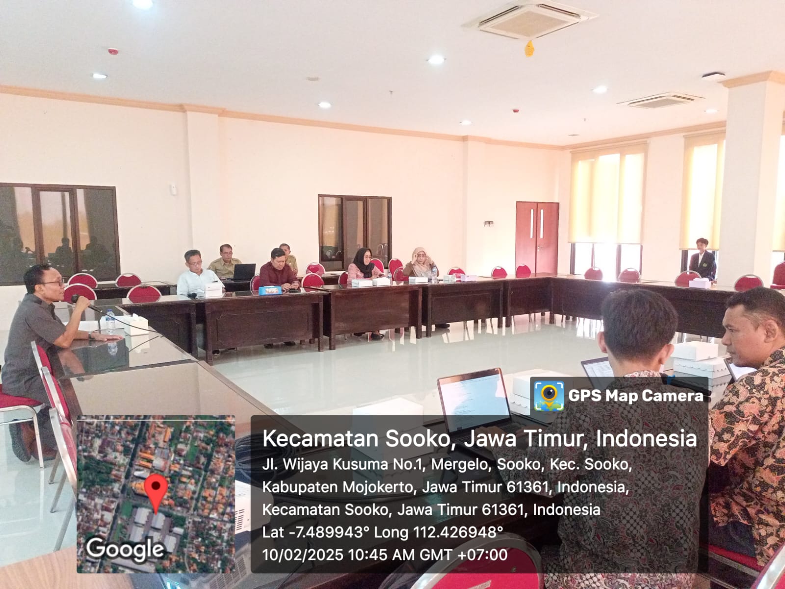 Rapat Kerja Pimpinan dan Anggota Bapemperda, Komisi I, II, III dan IV DPRD Kabupaten Mojokerto bersama Tenaga Ahli, Tanggal 10 Pebruari 2025